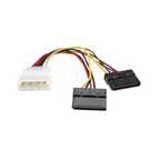 Cable de Corriente SATA en Y /4 a 2X15 Pines Manhattan 15cm (349369)