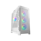 Gabinete Cougar DuoFace Pro Cristal Templado Blanco ARGB ATX 4 Ventiladores