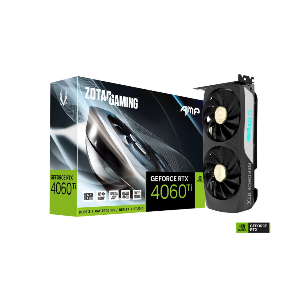 Tarjeta de Video Zotac 16GB GeForce RTX 4060 Ti Gaming AMP 2X Fan GDDR6 DLSS 3 HDMI/DP