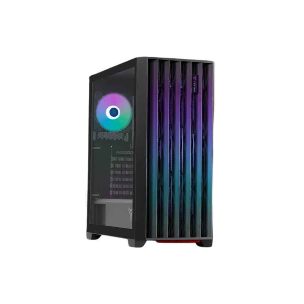 Gabinete Yeyian Gamer Phoenix, Cristal Templado, Media Torre (YCM-APPHO-01)