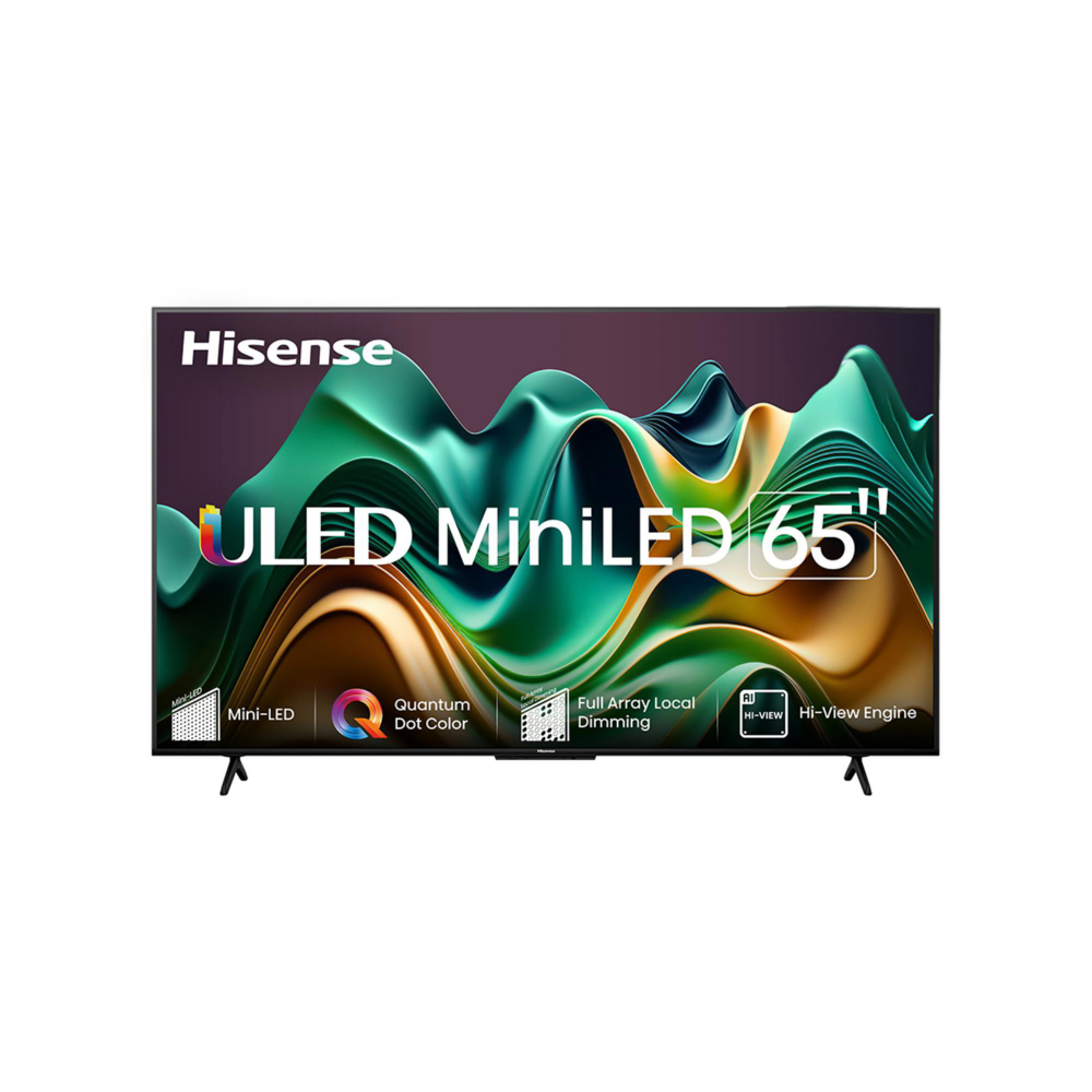 Televisión MiniLED Hisense 65" 65U6N Google TV 4K ULED, Dolby Vision, HDR+HDR10, Dolby Atmos, Google Assistant, Compatible con Alexa