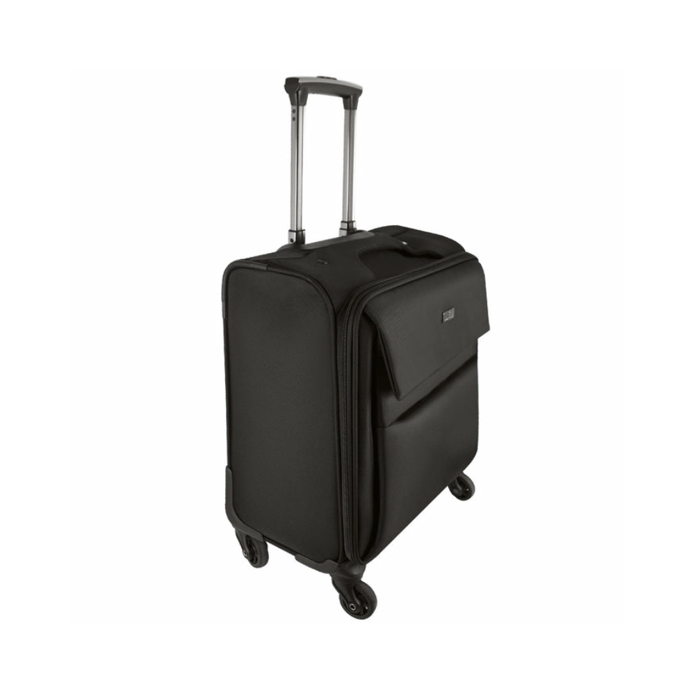 Maleta de Viaje con Rotación 360° y Trolley con Compartimento para Laptop 15.6" Perfect Choice Prit Negro