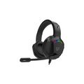 Audifonos Balam Rush Orphix II HS699 Azender Negro alambricos Over Ear Microfono Fijo Compatible con PC Dispositivos moviles Consolas RGB Jack 3.5mm USB