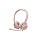 Audifono Diadema Logitech H390 Rosa USB con Microfono y Control de Audio