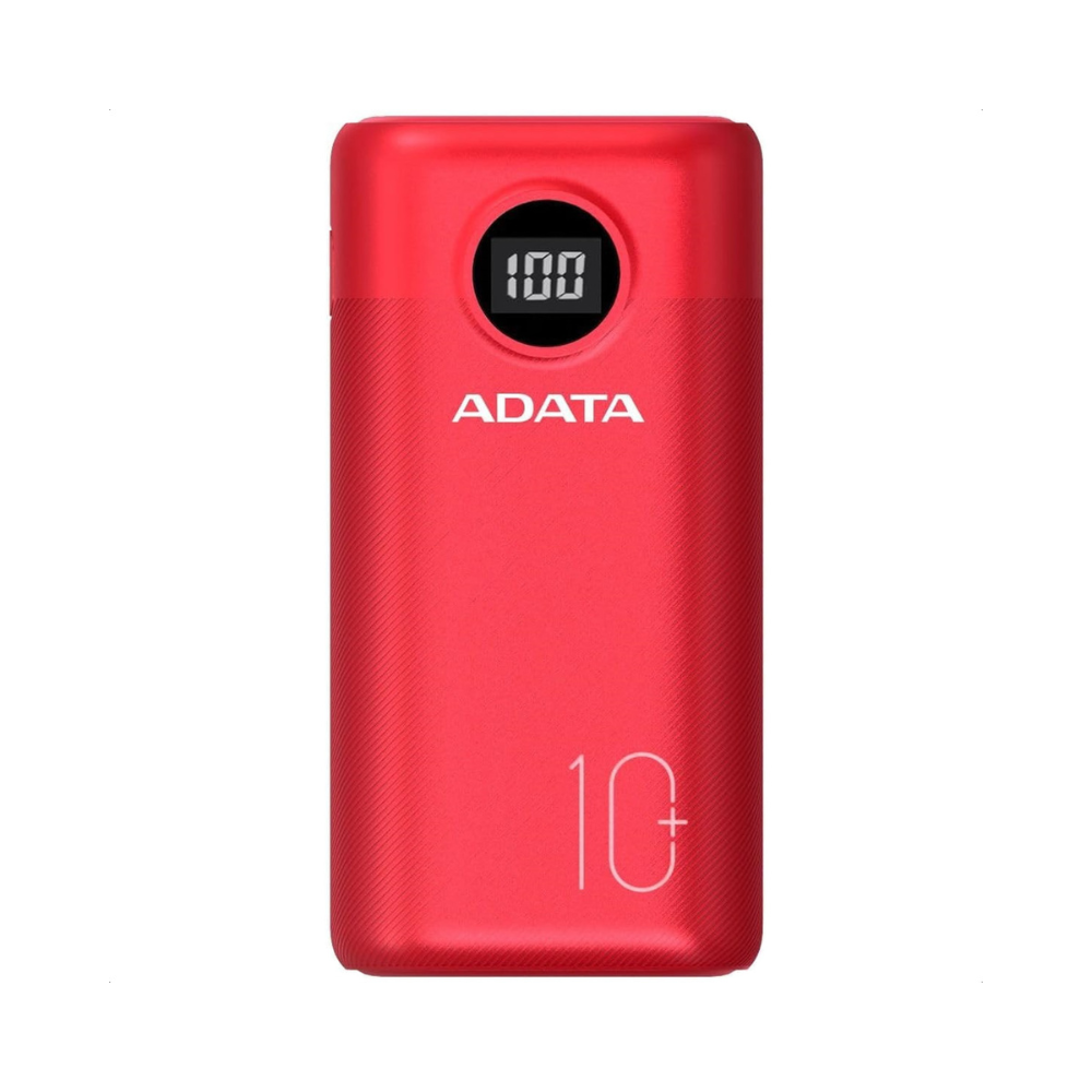 Cargador Adata Power Bank 10000mAh, Portátil Rojo, AP10000QCD-DGT-CRD