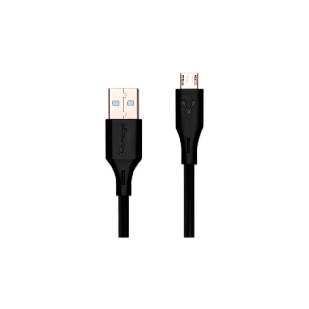 Cable USB Vorago USB a Micro USB 1M Negro (CAB-M01B)