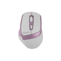 Mouse Inalambrico GETTTECH GGM-STDBW-01-PK 6D de Oficina Blanco/Rosa