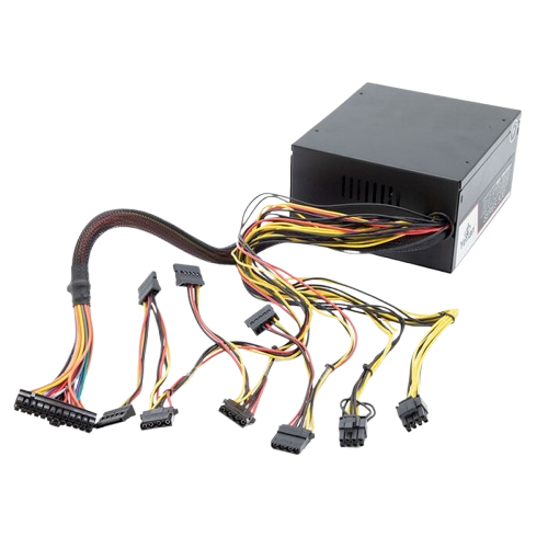 Fuente de Poder Yeyian Raiden 500W 80 Plus White RGB ATX