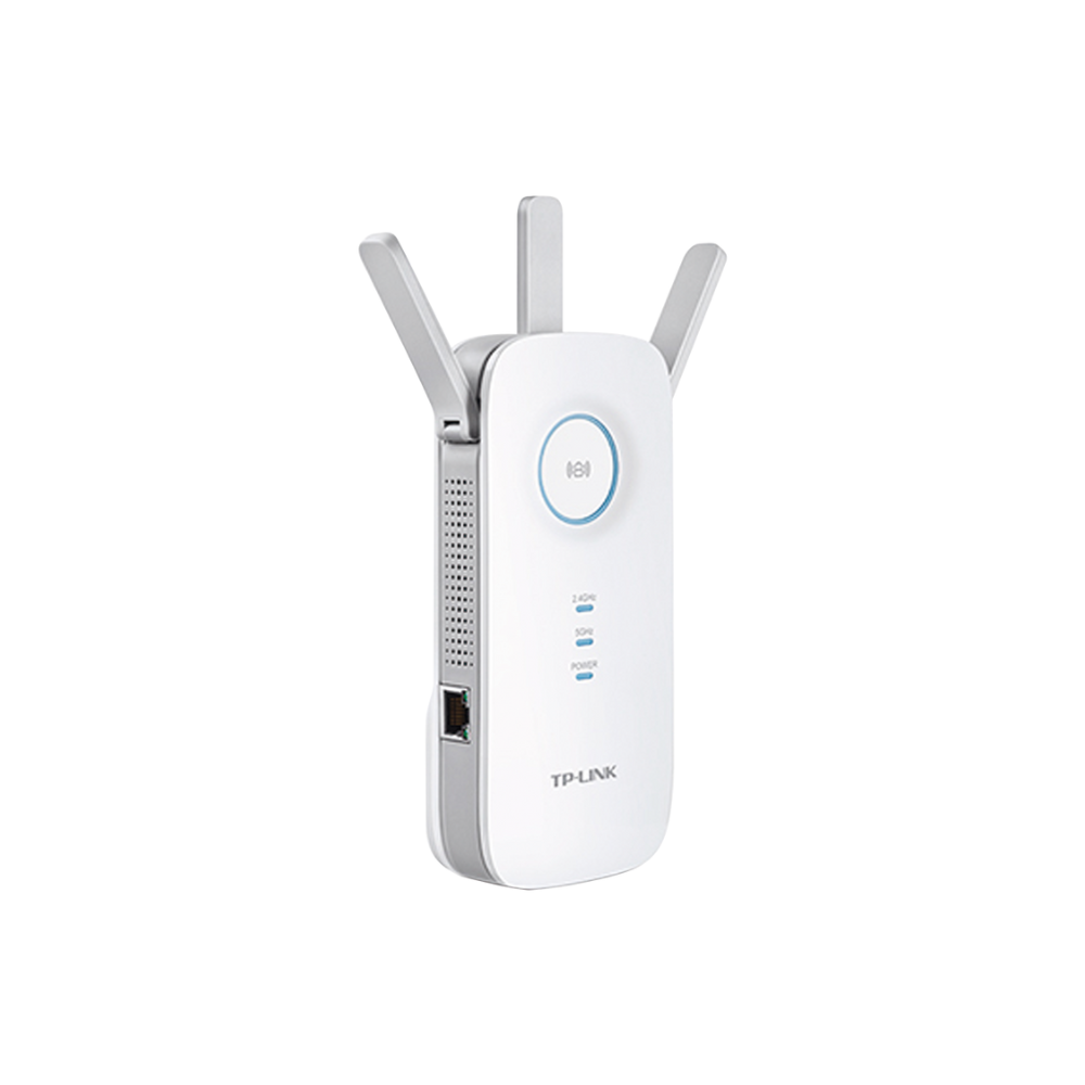 Repetidor WiFi AC 1750 Mbps, Doble Banda 2.4 GHz y 5 GHz, 1 Puerto Gigabit, 3 Antenas Externas