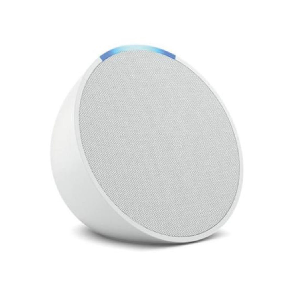 Bocina Inteligente Alexa Amazon Echo Pop Proyección Frontal 1.95" Wi-Fi Bluetooth Blanco Glaciar
