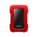 Disco duro externo Adata 1TB, 2.5", USB 3.1, AHD330, contra golpes, rojo.
