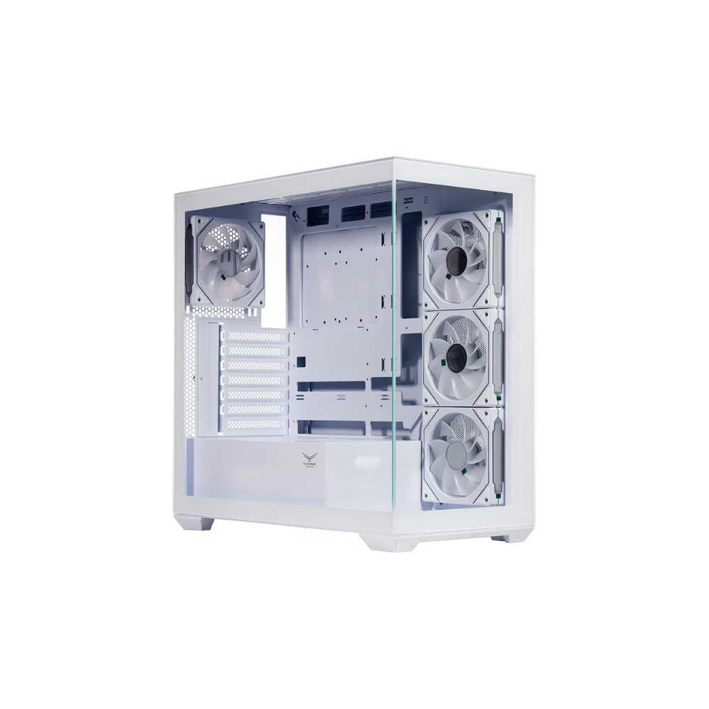 Gabinete Gamer Naceb media torre ATX color Blanco