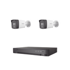 Kit TurboHD 1080p DVR 4CH - 2 Cámaras Bala con Audio Bidireccional - Accesorios Incluidos