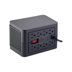 Regulador Acteck Enertor Protect RV800 800VA 400W Protección Sobrecarga AVR Indicador LED 8 Salidas 175J Negro AC-938198