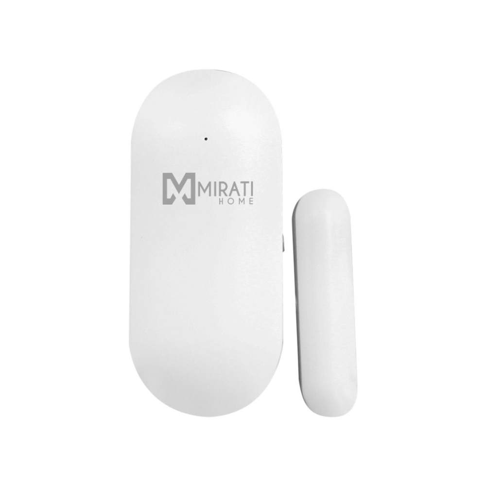 Contacto Magnético Inalámbrico para Puerta y Ventana Doble Disparo Frecuencia 433MHz Marca Mirati