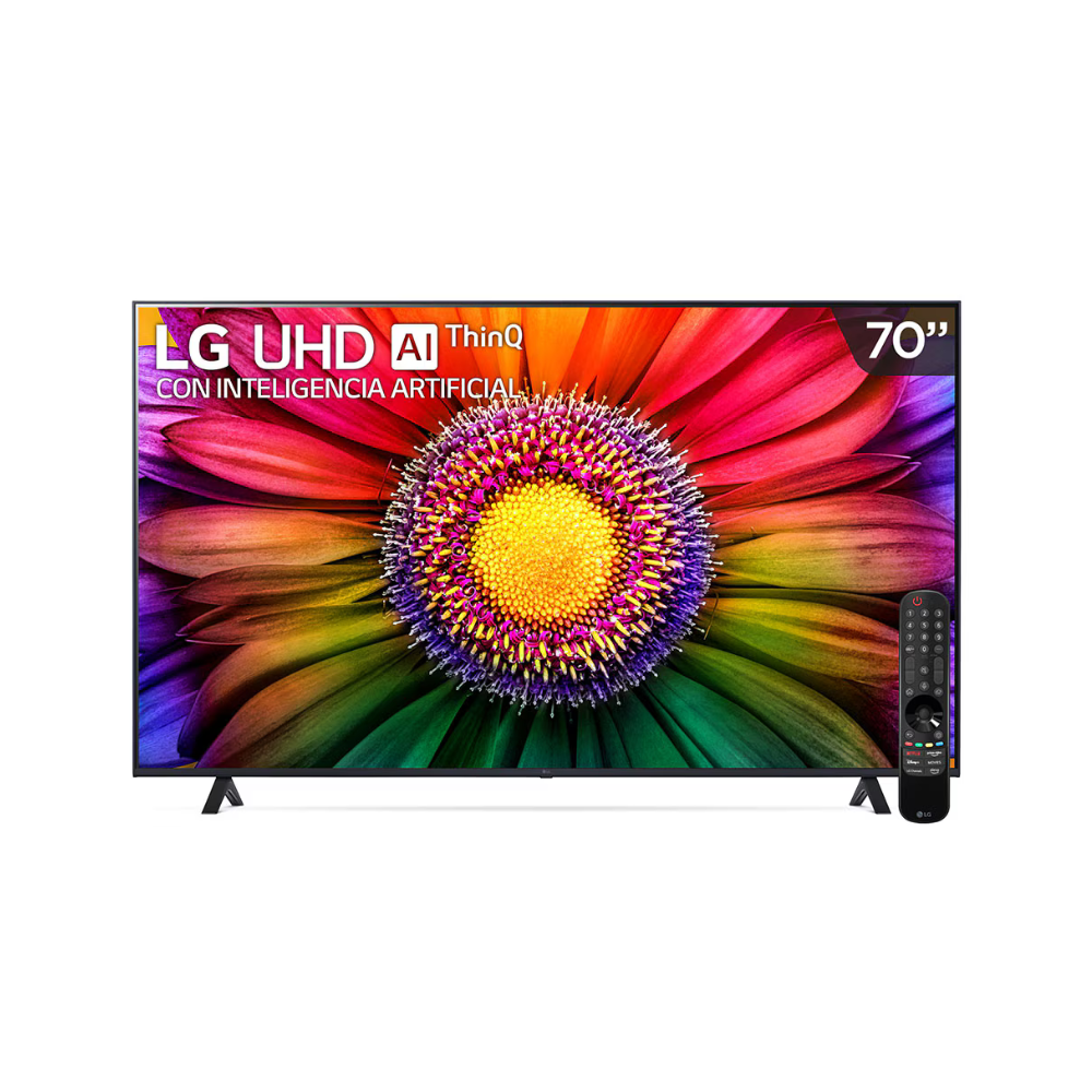 Televisor LG 70" AI ThinQ Smart TV 4K UHD Procesador AI 4K Gen6 WebOS