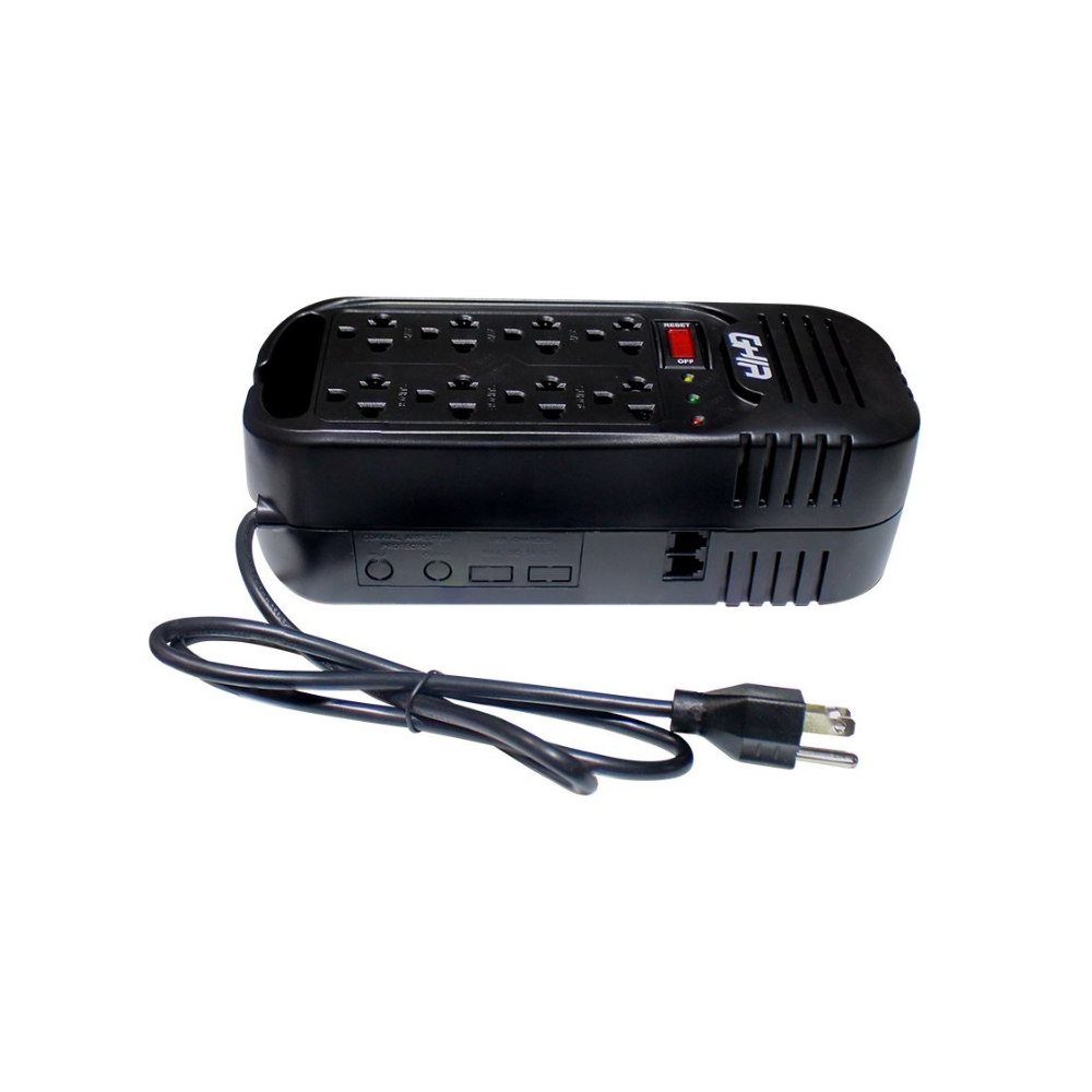 Regulador de Voltaje GHIA 1300VA, 600W, 8 Outlets