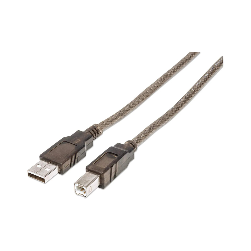 Cable USB Manhattan V2.0 A-B 11.0M Activo (510424)
