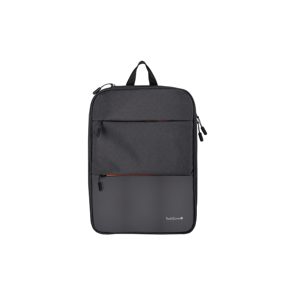 Mochila Backpack Tech Zone Negra Expandible TZLBP14 para Laptop de 16"