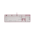 Teclado Mecanico Game Factor Luz Blanca, Switch Blue, USB, Rosa (KBG400-PK-BL)