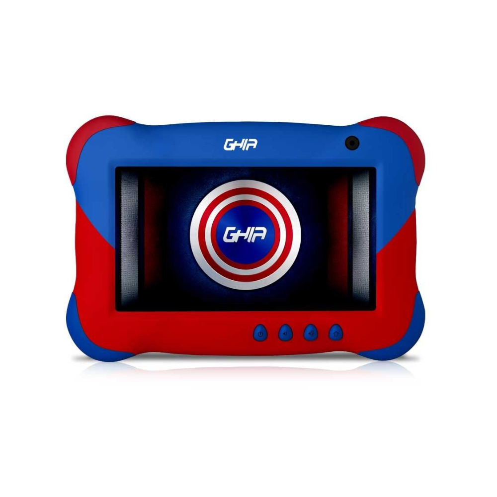 Tablet Ghia 7 Kids Quad Core A133 1GB RAM 16GB Doble Cámara WiFi Bluetooth 2500mAh Android 11 Go Azul