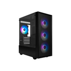 Gabinete Game Factor Micro ATX, USB 3.0, 4 Ventiladores 120mm ARGB, sin Fuente CSG503