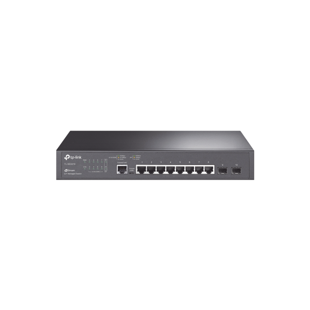 Switch JetStream SDN Administrable 8 Puertos 10/100/1000Mbps + 2 SFP, Administracion Omada SDN