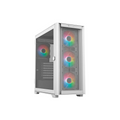 Gabinete Balam Rush Carbon 9000 Full Torre USB 3.0 / 2.0 / Tipo C 4 Ventiladores Blanco — Modelo BR-938761
