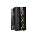 Gabinete Yeyian Rapture 2500 ATX, Cristal Templado, 3 Ventiladores ARGB (YCH-7S3V-01BK)