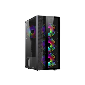Gabinete Yeyian Rapture 2500 ATX, Cristal Templado, 3 Ventiladores ARGB (YCH-7S3V-01BK)