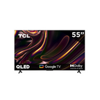 Televisor TCL 55" 4K UHD Google TV Dolby Vision Atmos Diseño sin Bordes Compatible con Alexa Google Home AirPlay2 Apple HomeKit