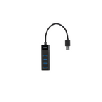 Hub Acteck USB-A 4 en 1 Ports x3 DH425 4x USB-A 3.0 (AC-934664)
