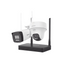 Kit IP Inalambrico 2MP NVS 4CH - 1 Camara Bala Exterior + 1 Turret Interior - Audio Bidireccional - Soporta MicroSD 512GB