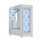 Gabinete Corsair iCUE 5000X RGB SE, Vidrio Templado, Blanco CC-9011233-WW