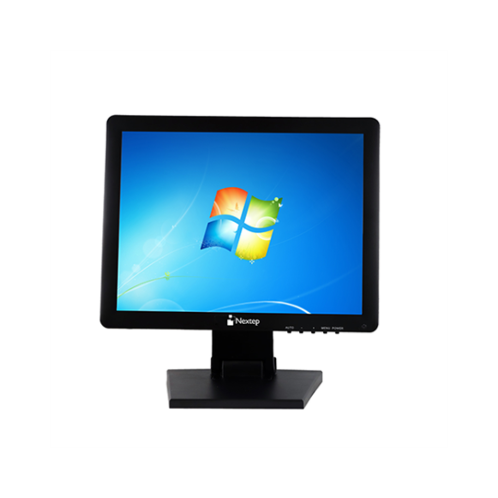 Monitor Nextep Touch Screen Punto de Venta 15" LCD USB/VGA Negro NE-520