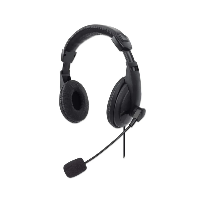 Audifono C/Microfono Manhattan Usb Mediano