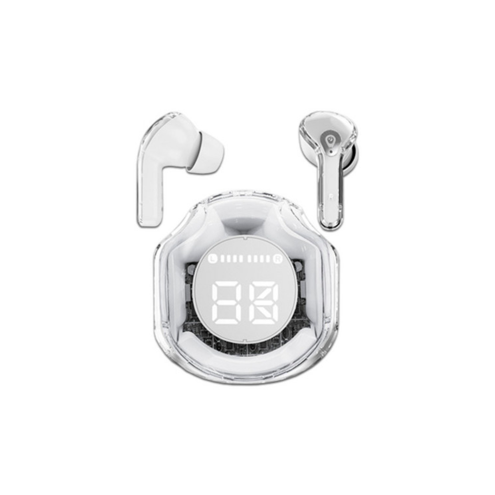 Audifono Brobotix TWS bluetooth mini color Blanco moon