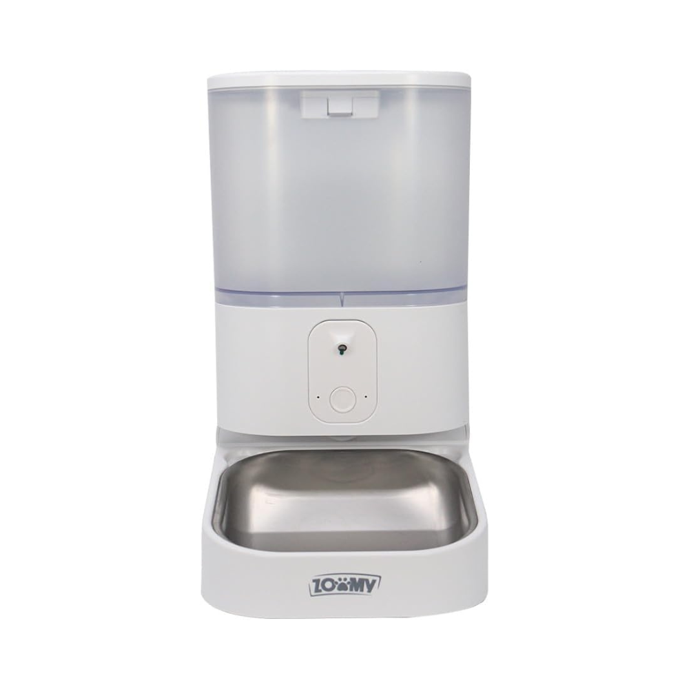 Comedero Inteligente con Cámara para Mascotas 6L Control por App Plato de Acero Inoxidable