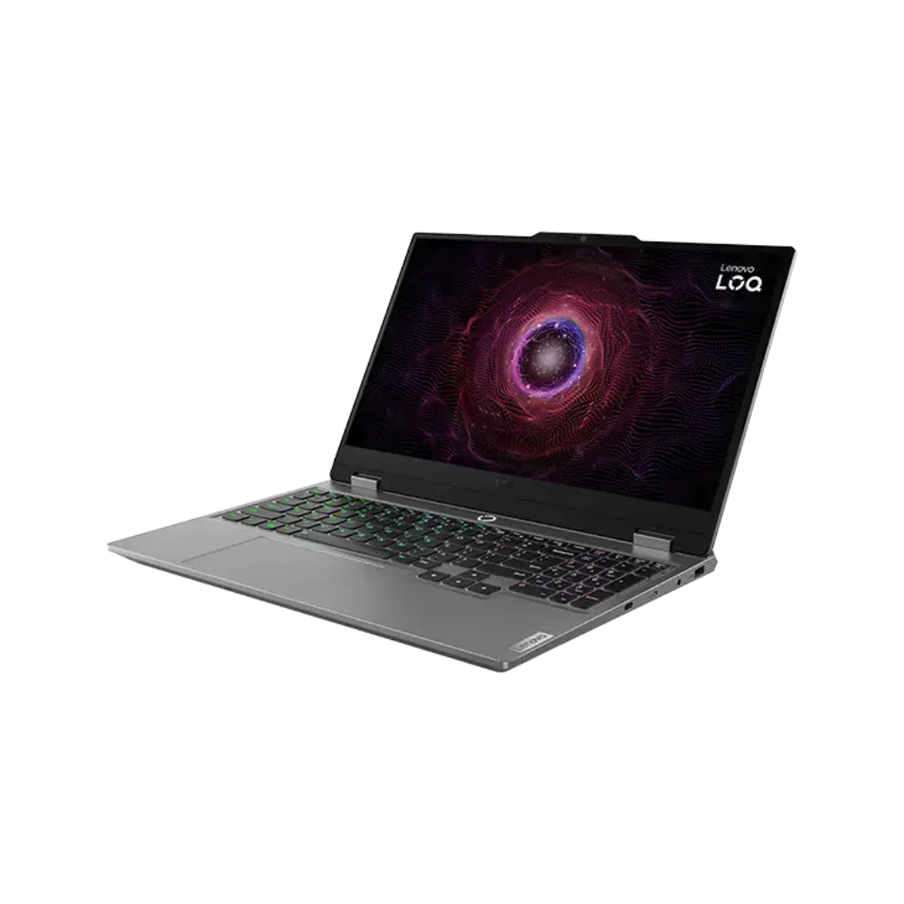 Laptop Lenovo Idea Gaming LOQ 15ARP9, Ryzen 7 7435HS 3.1GHz, 24GB DDR5 (2x12GB), 512GB SSD, RTX 4050 6GB, 15.6" FHD 1920x1080, Luna Grey, Windows 11 Home, 1 Año Centro de Servicio