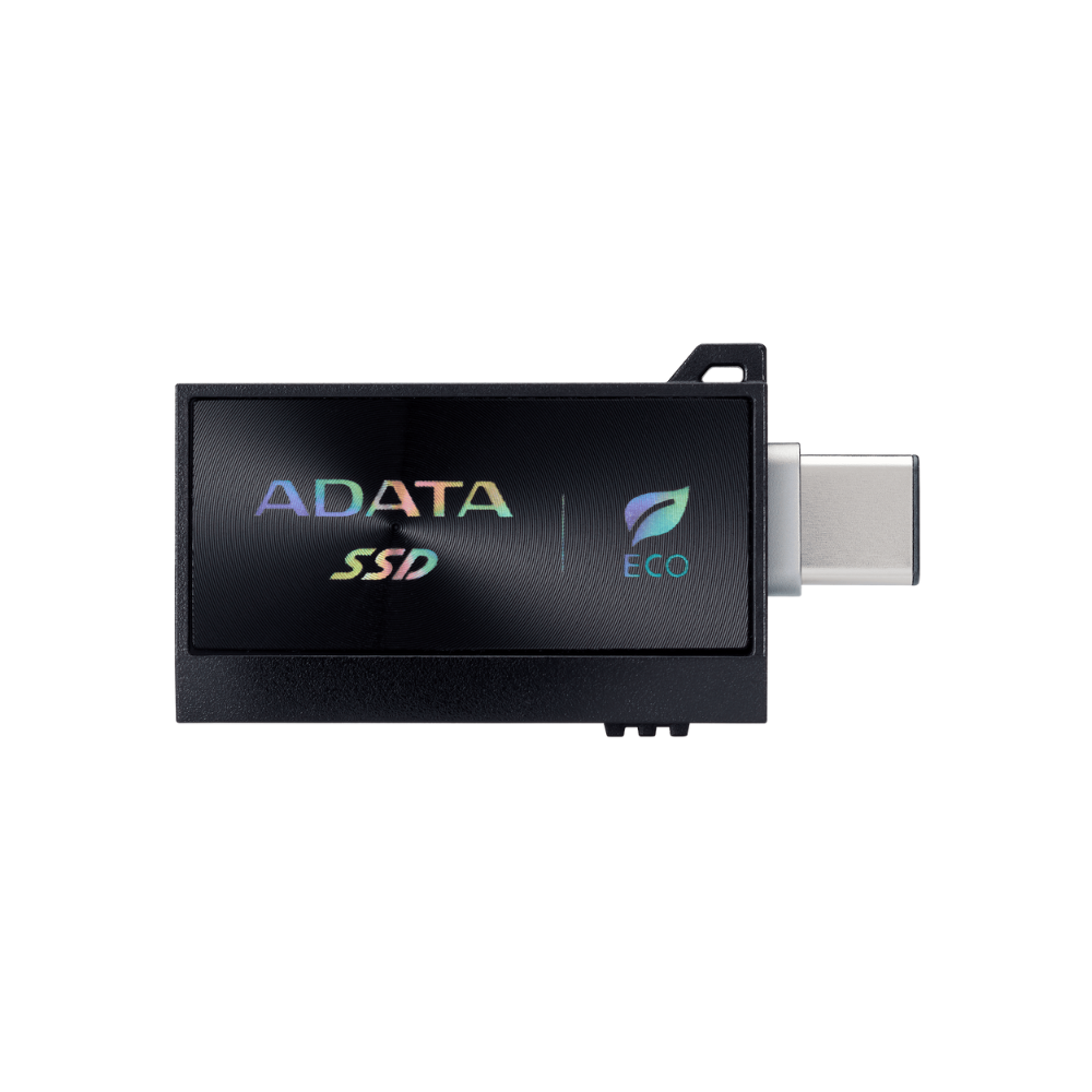 SSD Externo ADATA 512gb Negro USB 3.2 Gen2 600 MB/s SC730-512G-CACTI