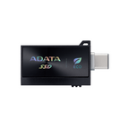 SSD Externo ADATA 512gb Negro USB 3.2 Gen2 600 MB/s SC730-512G-CACTI