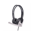 Audífonos Nextep NE-425C Con Micrófono USB Diadema Alámbrica Básica Negro