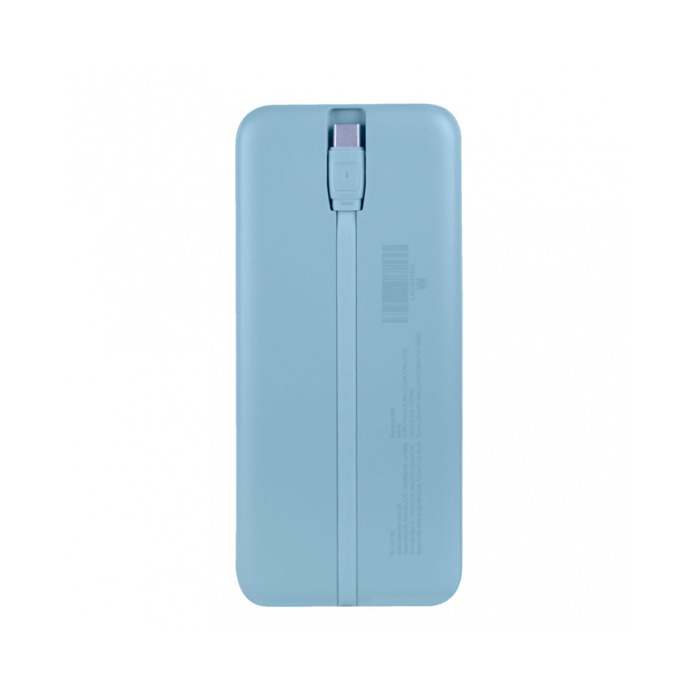 Cargador Power Bank Perfect Choice 10,000 mAh, Carga Rápida 22.5W con Cable Tipo C BOLT, Azul