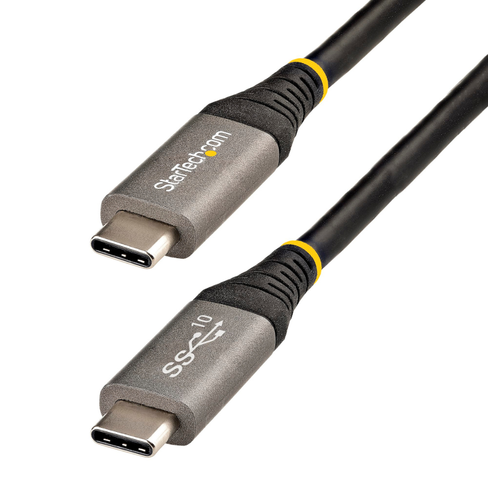 Cable USB-C 1m 10Gbps Tipo C Certificado USB-IF 3.2 Gen 2 Carga PD 100W StarTech.com