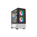Gabinete Balam Rush Nitrox Crystal 5500 Media Torre Negro / Blanco CBW 3+1 Ventiladores ARGB