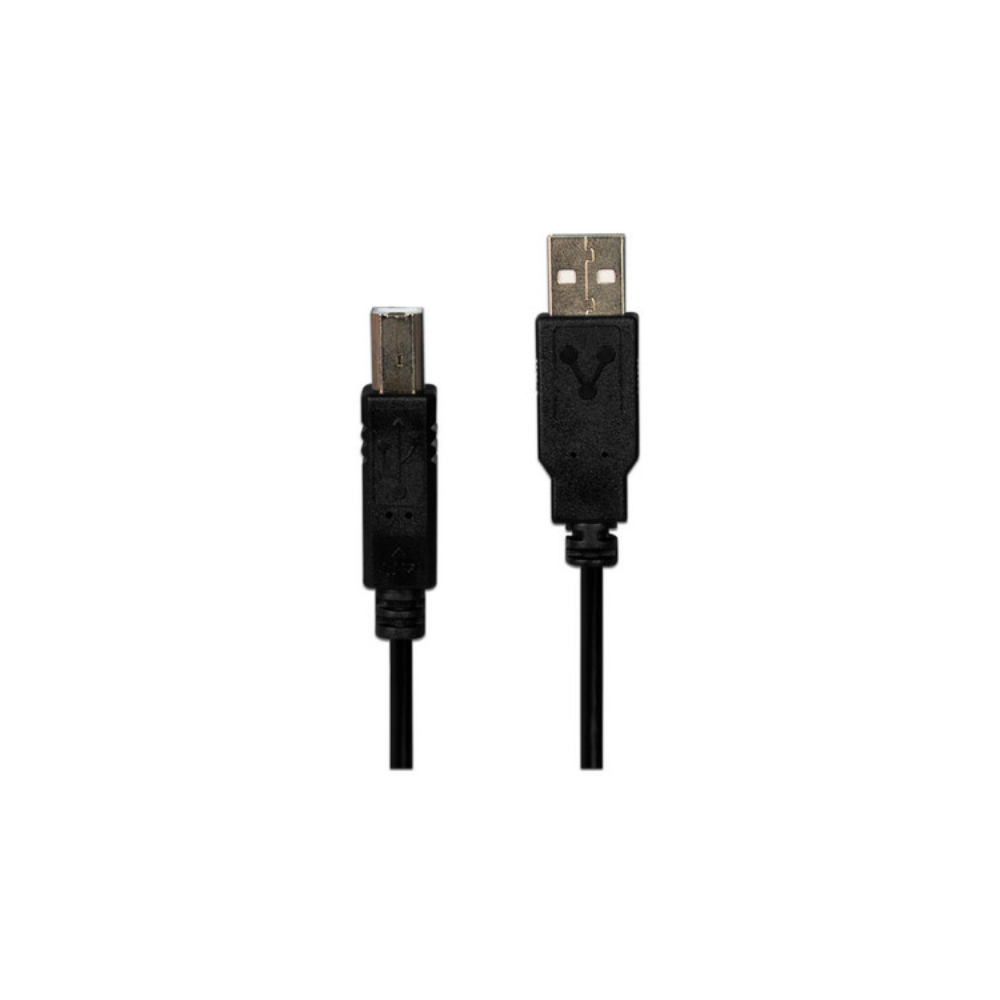 Cable Vorago para Impresora USB/AB 2.0 1.8M Negro (CAB-AB018)