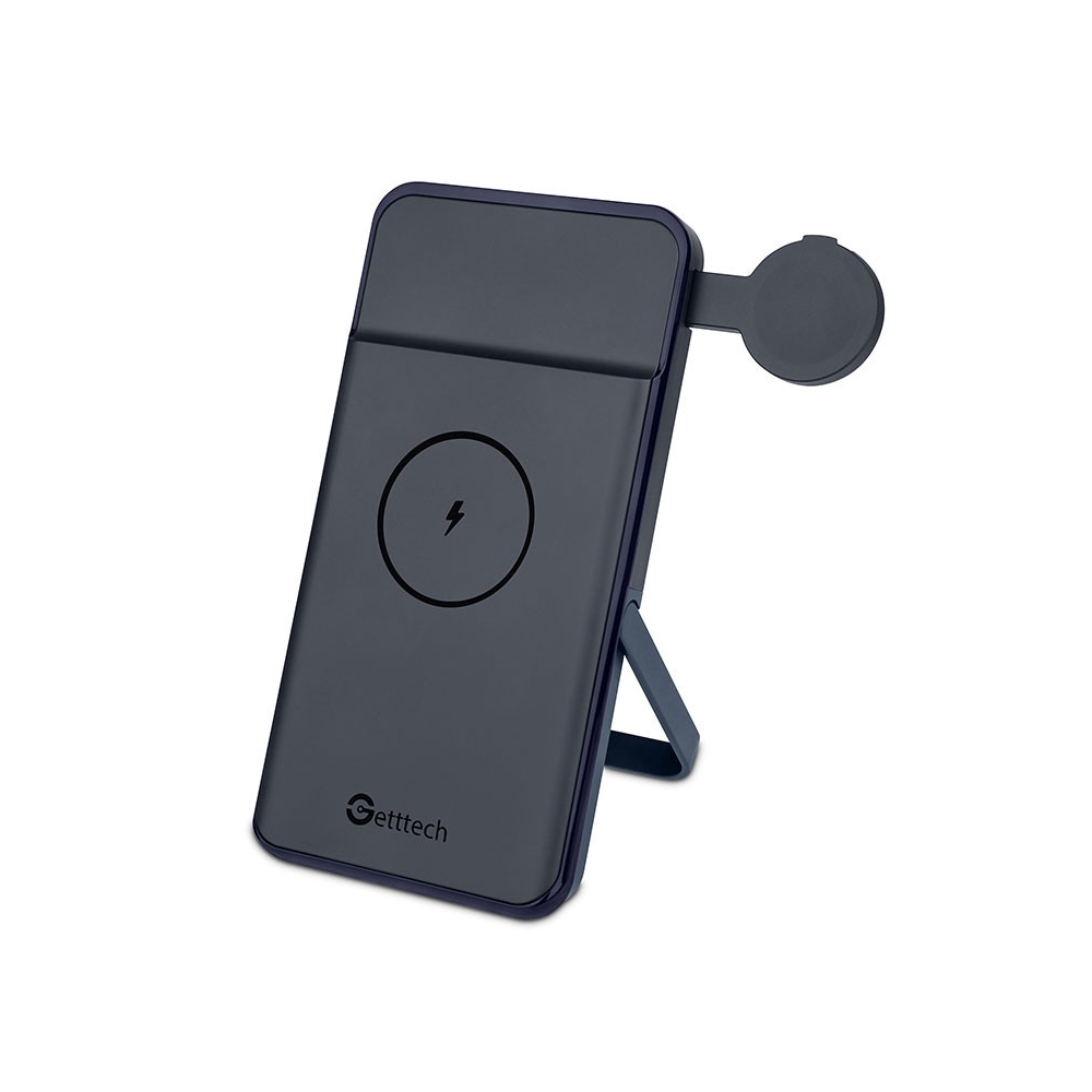 Power Bank GETTTECH GBN-P10MP-01 10000 mAh USB-C / Lightning / Inalámbrico