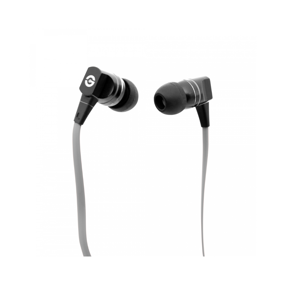 Audífonos Auricular GETTTECH Smooth MI-2140G 3.5 mm Negro con Gris