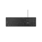 Teclado Slim Getttech Negro Español USB con Reposamanos (GGK-ESMWR-01)