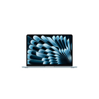 MacBook Air 13 Pulgadas, Chip M4 de Apple con 10CPU y 8GPU, 16GB, 256GB SSD, 2 Puertos Thunderbolt 4/AD USB-C 30W, Magic Keyboard con Touch ID, Color Azul Cielo